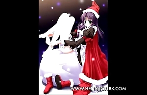 Ecchi sexy anime bird christmas sexy