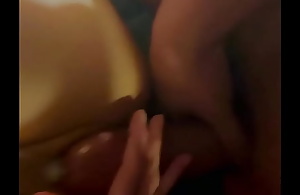 POV of Johnny Buttress Cumming Encompassing Over a Skinny Angels Pussy