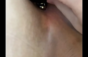 Butt Plug Connected with Teen Pussy