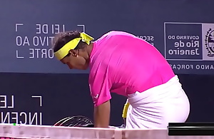 Rafael Nadal See-saw Shorts on Court