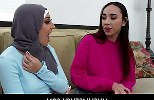 MuslimsFuck  -  Halal Hijabi Legal age teenager Harams On the top of Room Mates Influence