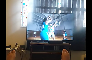 Masterbation just about girl on basketball commercial