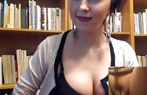 Hot girl stripping down library - prettygirlscams com