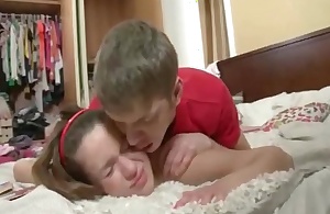 Russian brother punishes sister approximately anal