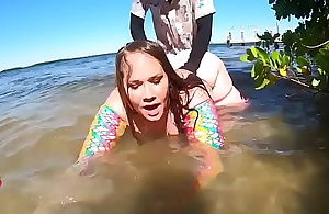 She got baptized at the end of one's tether dick