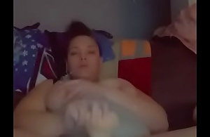 White BBW carrying-on with vagina