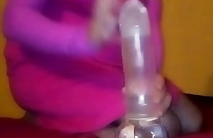 Second time with my new pretentiously dildo 1