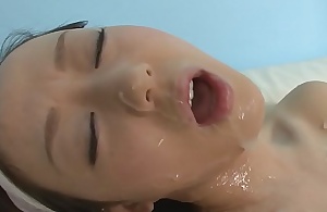 Pretty Asian Rina Yuuki sprrayed with man gravy - More at Pissjp sex video