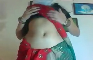 Horny desi indian cheating slime get hitched show knockers in webcam