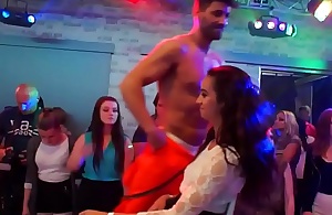 European party babes seduced away from the stripper