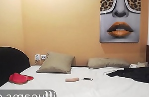 Poof girlfriends masturbate at webcam