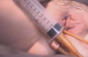 Bladder play w catheter, tampon, fucking himself w vibe (MV teaser)