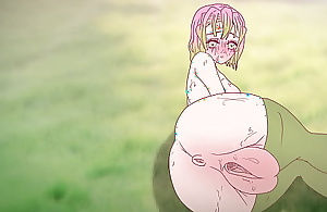 Mitsuri seduces with their way grown pussy ! Porn demon slayer Hentai ( cartoon 2d ) anime