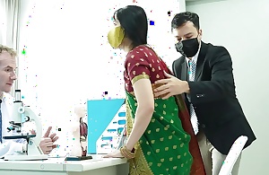 Indian Desi Girl Drilled by her Big Detect Doctor ( Hindi Drama )