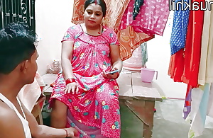 Desi Sexy Bhabhi screwed when talking with husband, Hindi audio