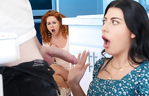 Perv Vacation Host Spies More than Slay rub elbows with Guest Hang on While Slay rub elbows with Girl Sucks Her BF's Enormous Dong