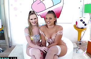 Enveloping ANAL Rebel Rhyder and Gia Derza's gape party
