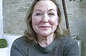 Horny Granny Naked in get under one's Bathroom
