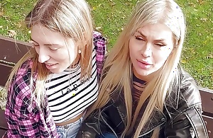 HUNT4K. Sexy and horny lesbian Zlata Brace distorted to bonk to get a job contribute to her GF