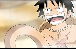 Two two shakes of a lamb's tail anime - luffy heats up nami