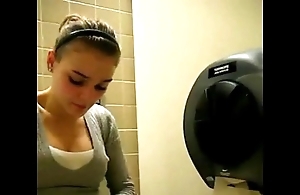 Legal age teenager maltreat increased by turning-point in toilet wc